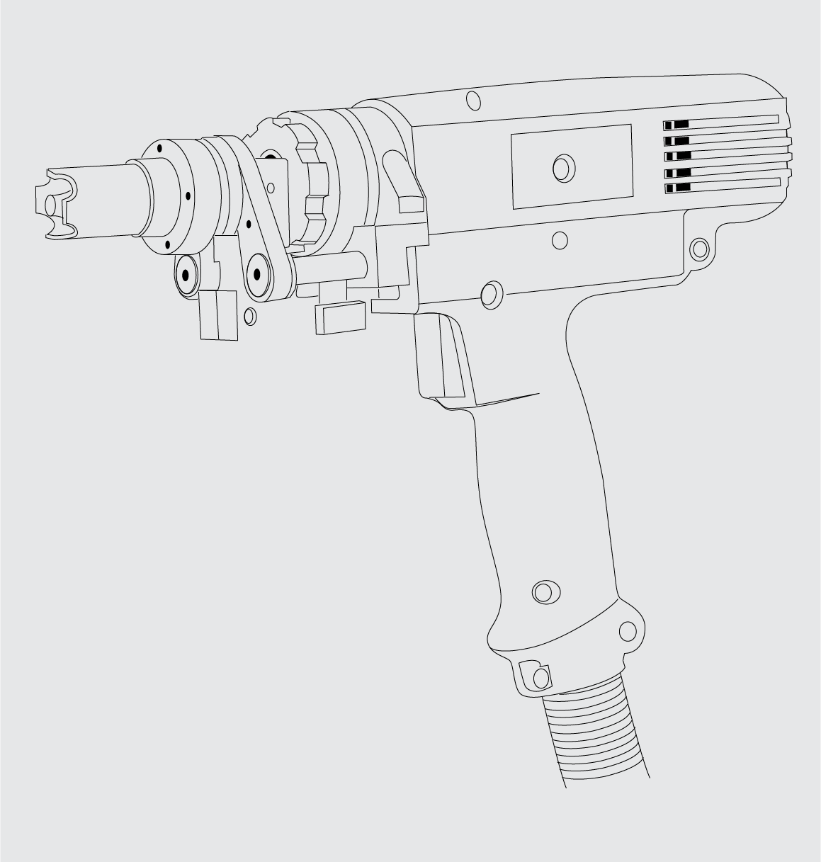 Arc stud welding gun